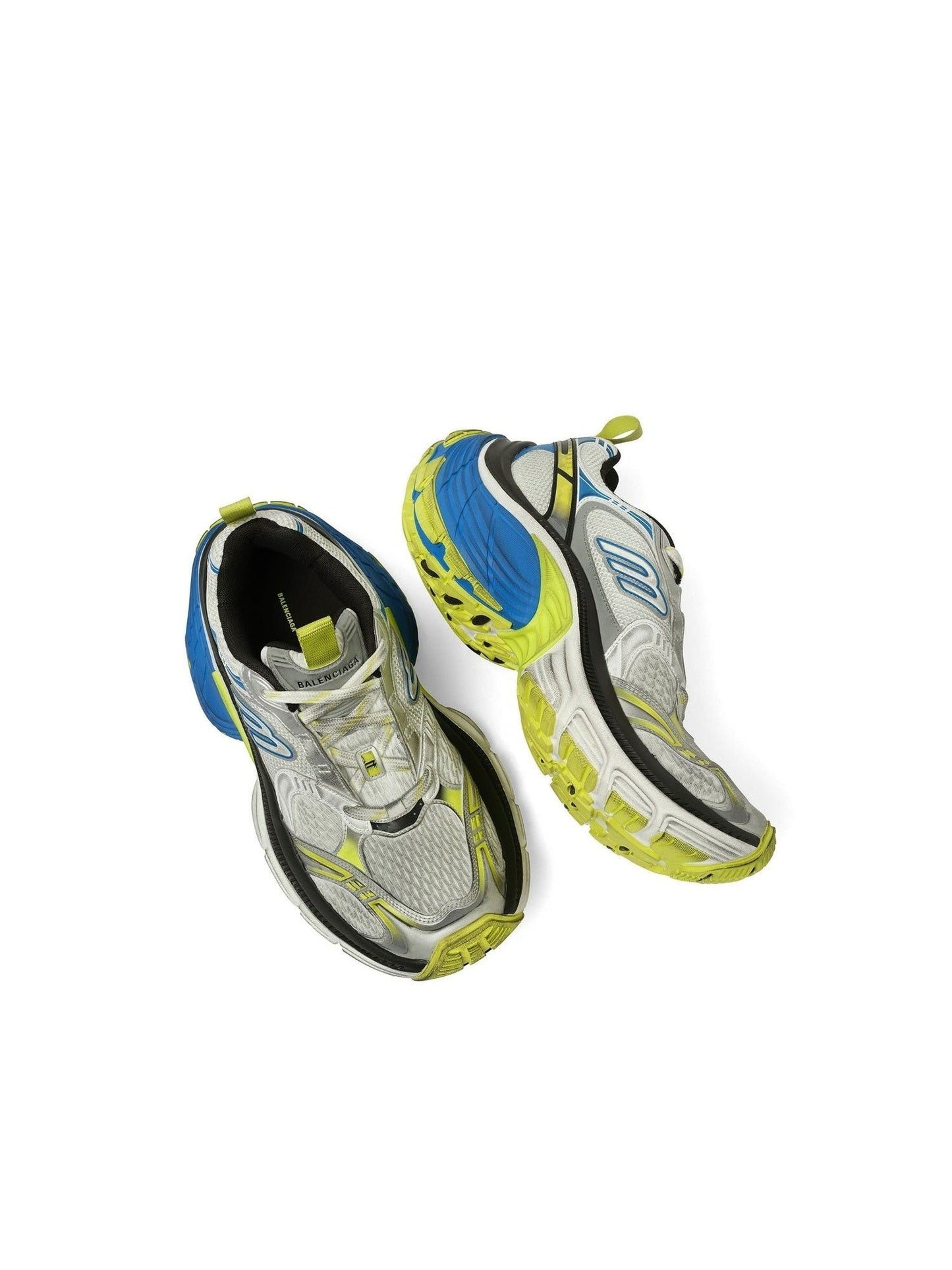 10XL Sneaker in White/Yellow/Blue