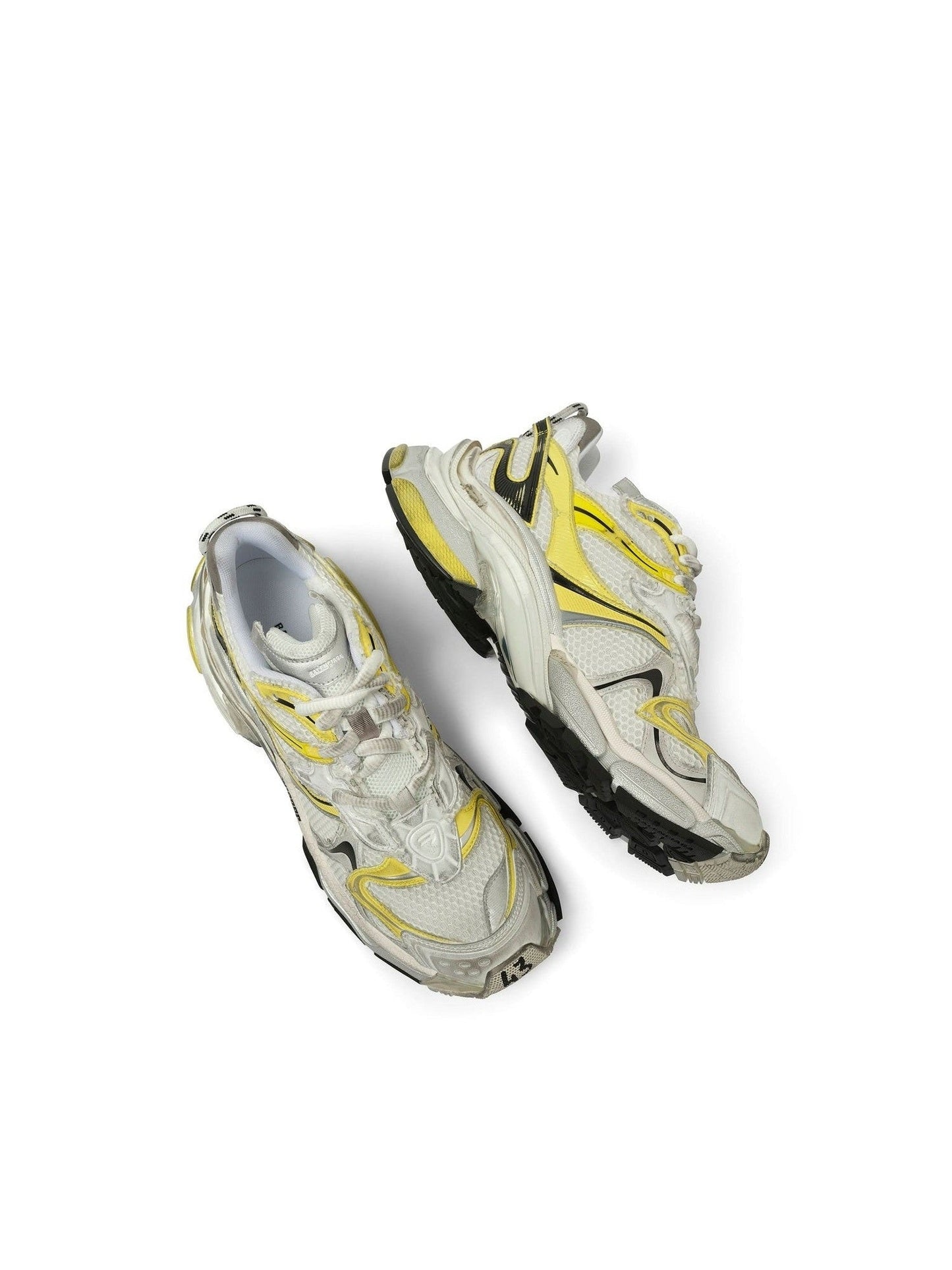 Runner 2 Sneaker in White/Yellow/Black