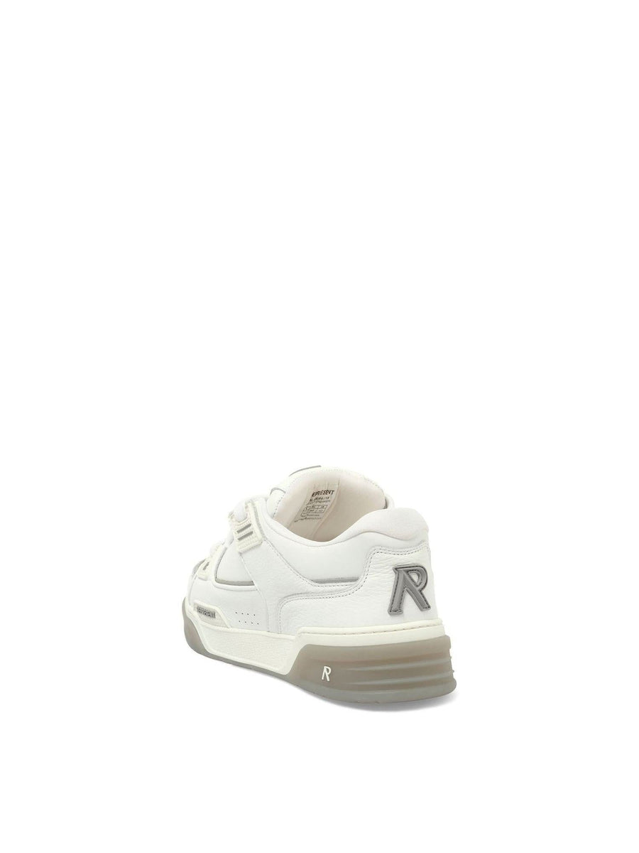 Studio Sneaker in White/Grey Back View | REPRESENT