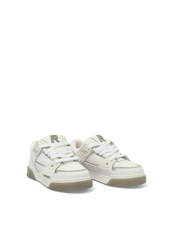 Studio Sneaker in White/Grey Front View | REPRESENT