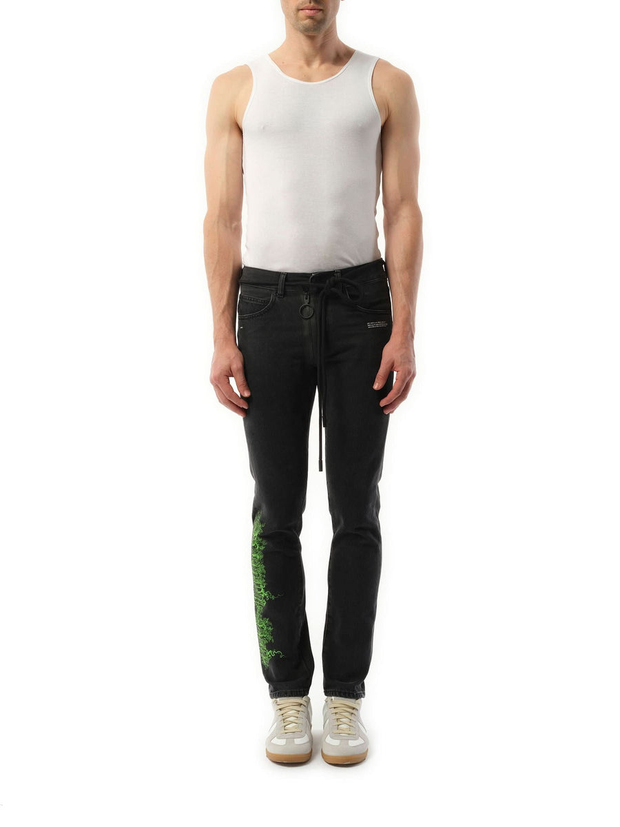 Blur Slim Jeans in Black