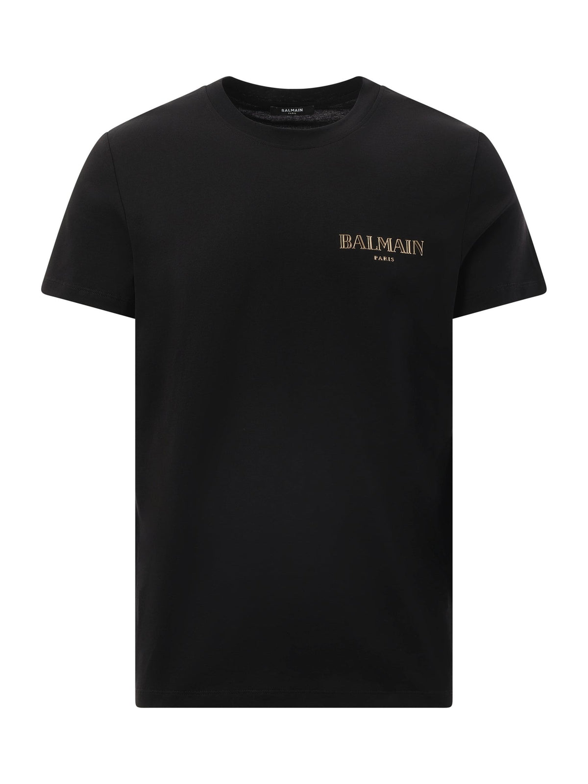 Balmain Balmain Vintage Gel T-Shirt in Black/Gold