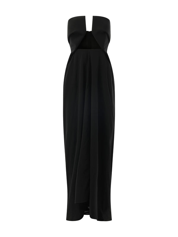 Rick Owens Amphora Prong Gown in Black