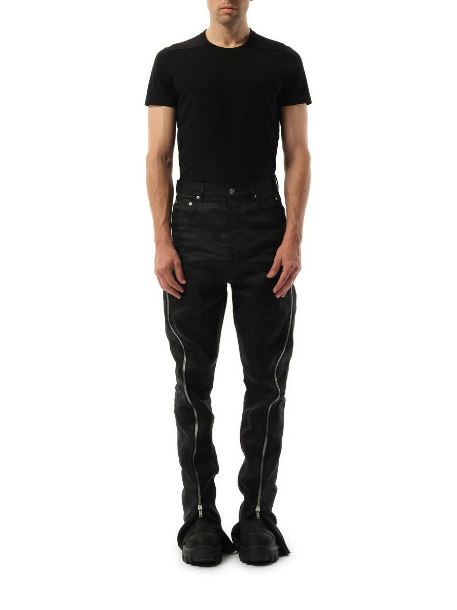 Rick Owens Linen Bolan Banana in Black
