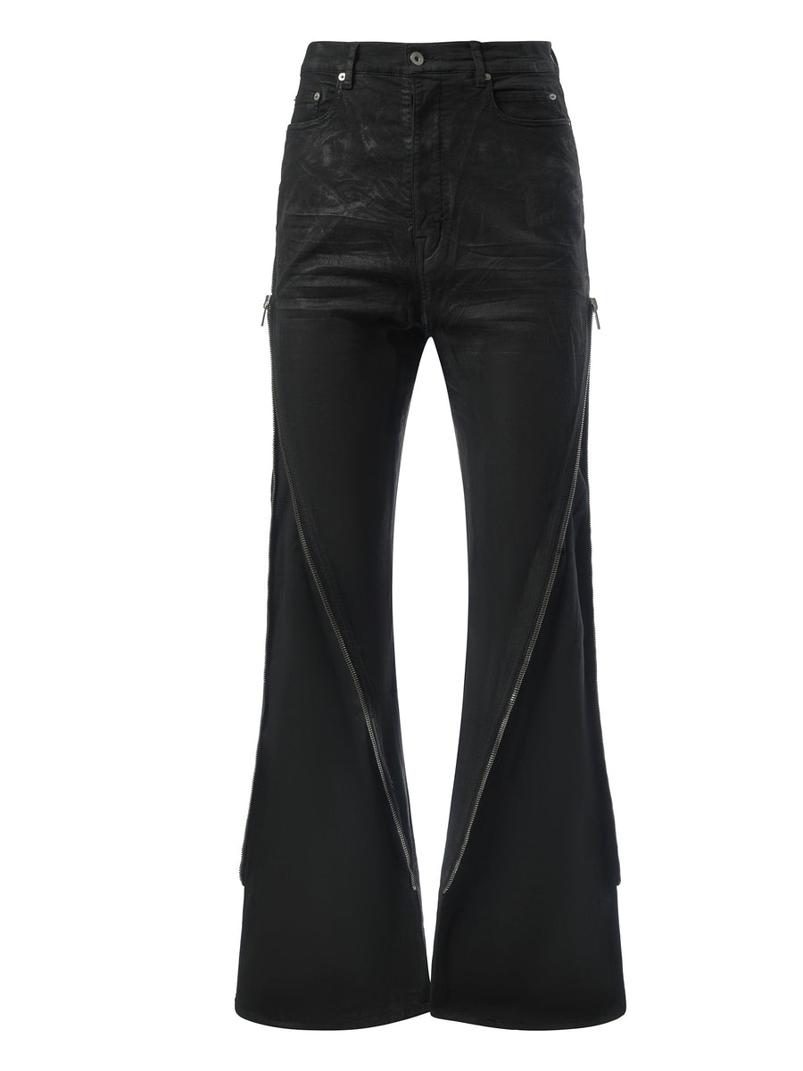 Rick Owens Drkshdw Denim Bolan Banana in Black