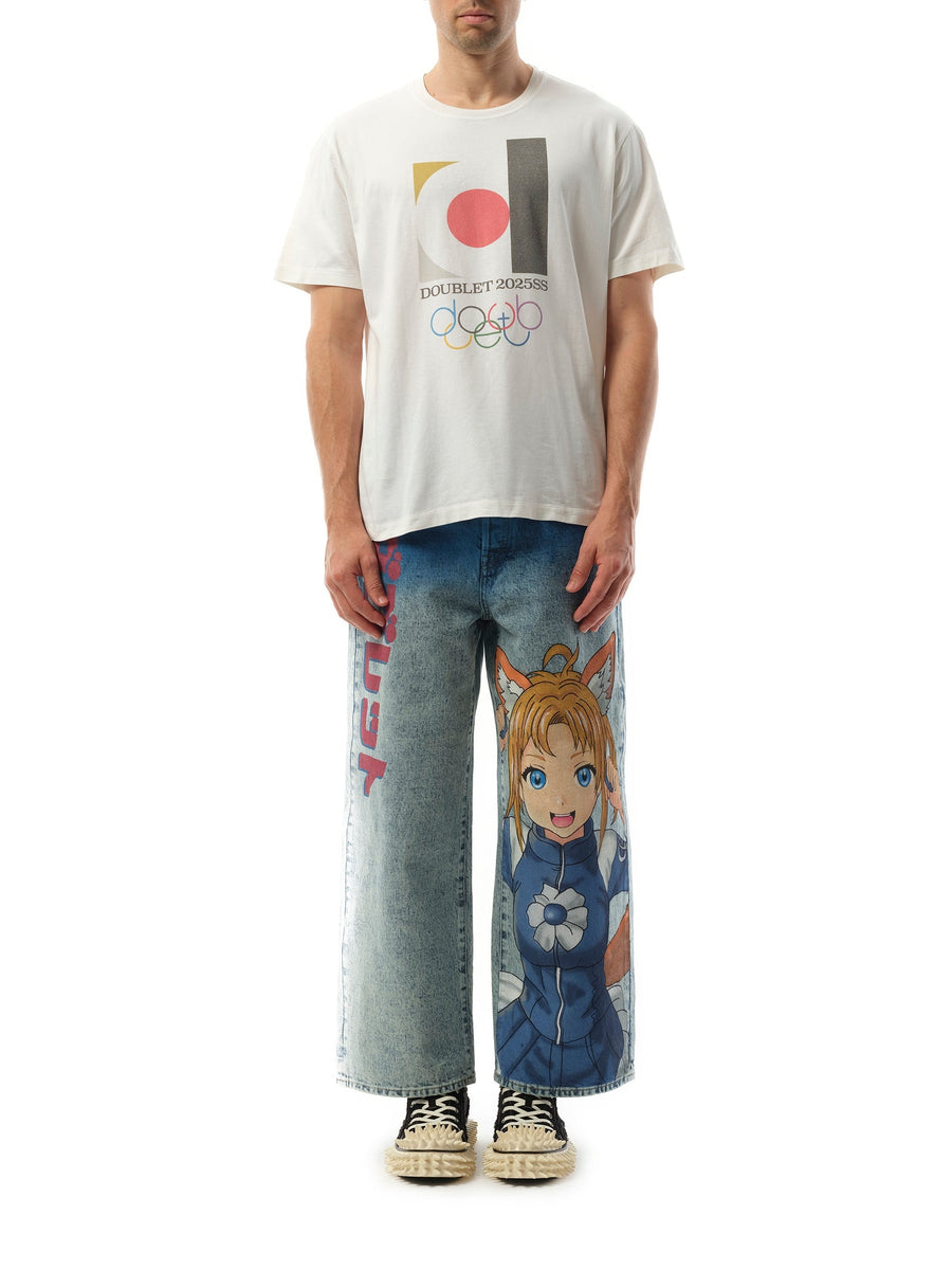 Doublet Doublet 2025SS Logo T-Shirt in White
