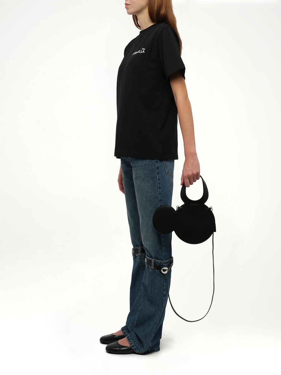 Coperni Disney x Coperni Crossbody Baby Mickey Tote Bag in Black