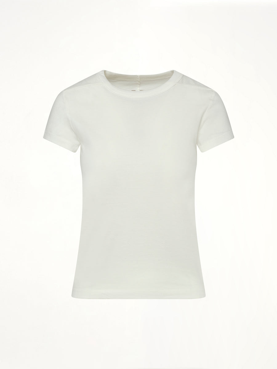 Cropped Level T-Shirt in Milk