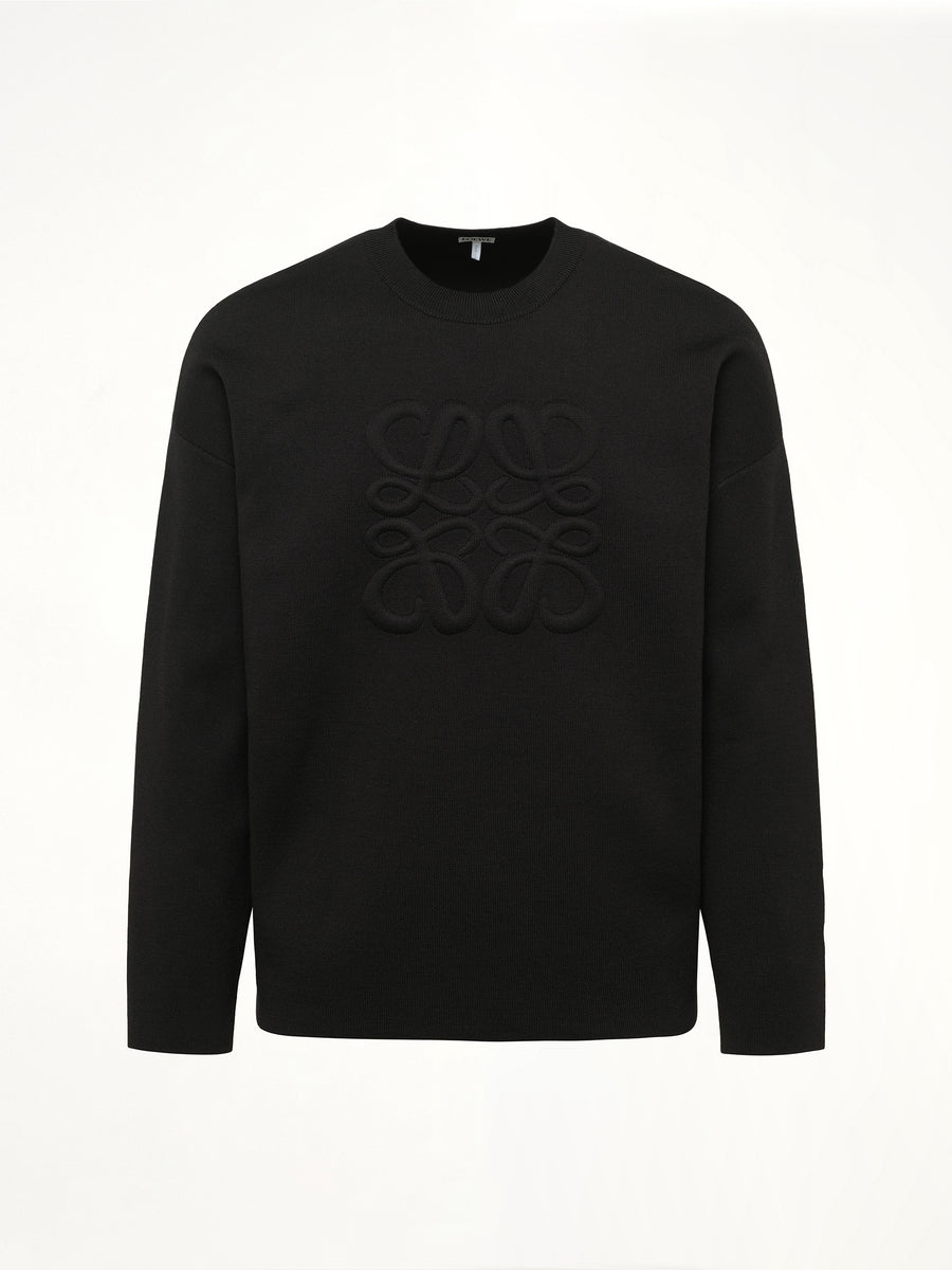 Anagram Sweater in Black