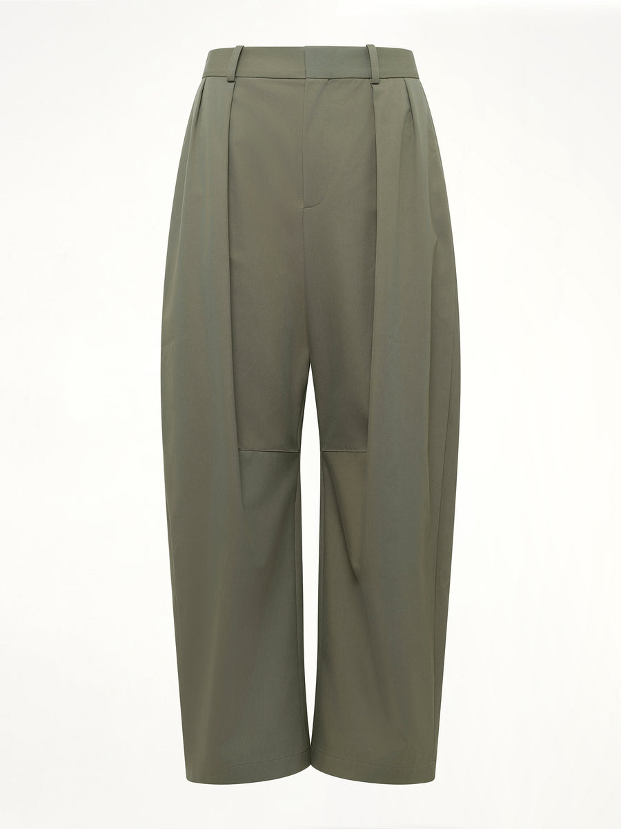 Barrel Trouser AF in Khaki Green