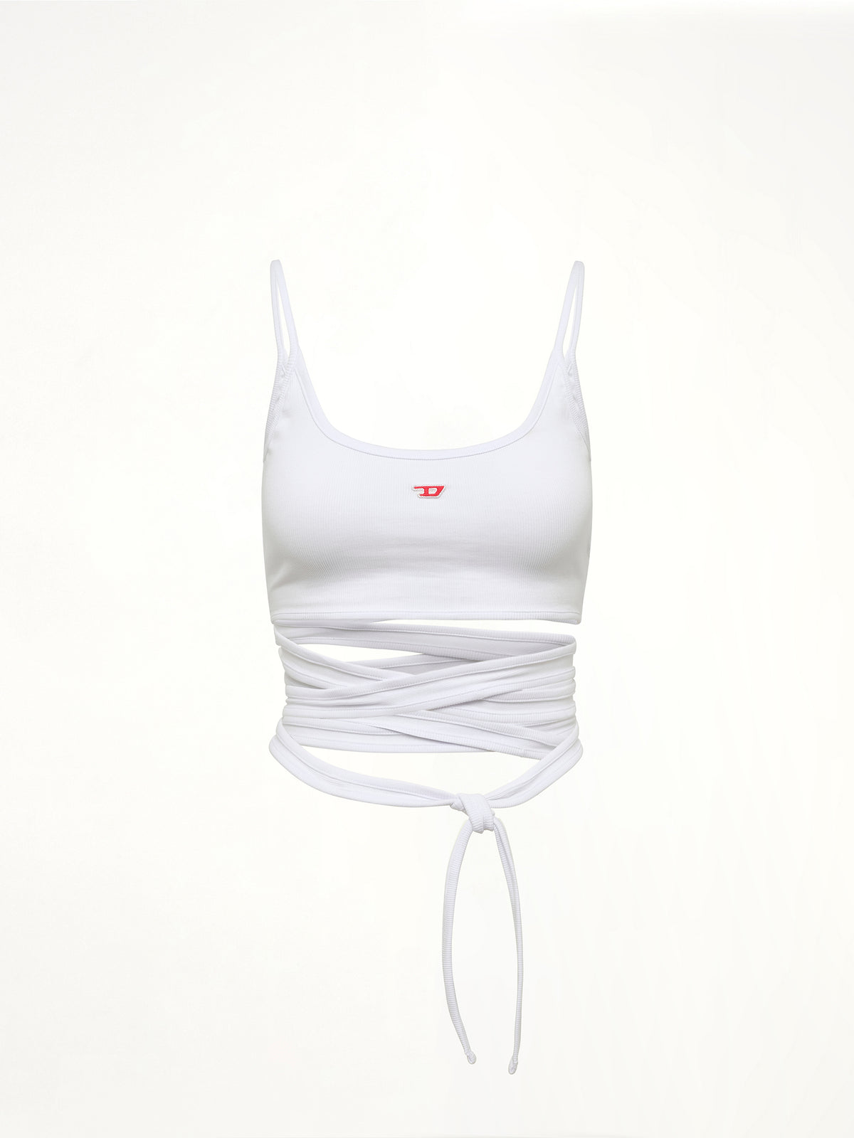 T-LEYA-TAIL Top in White