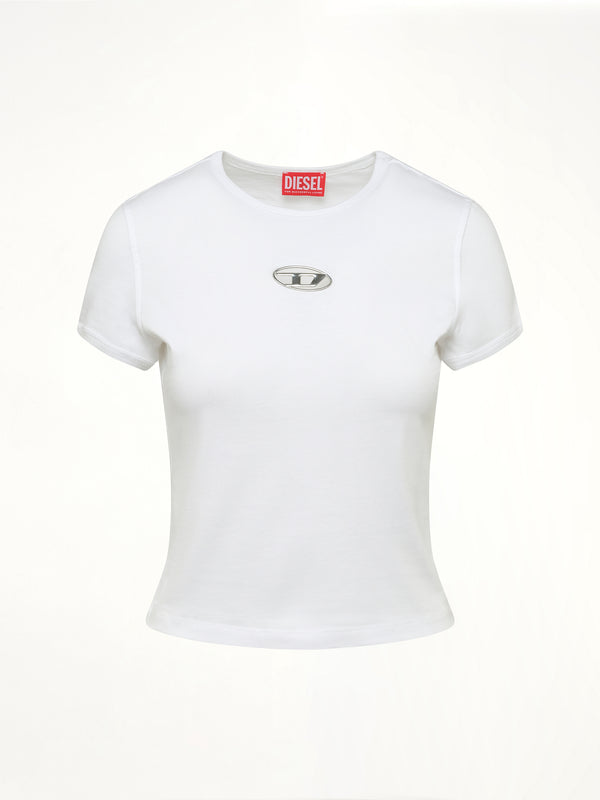 ホワイトのT-Uncutie Tシャツ