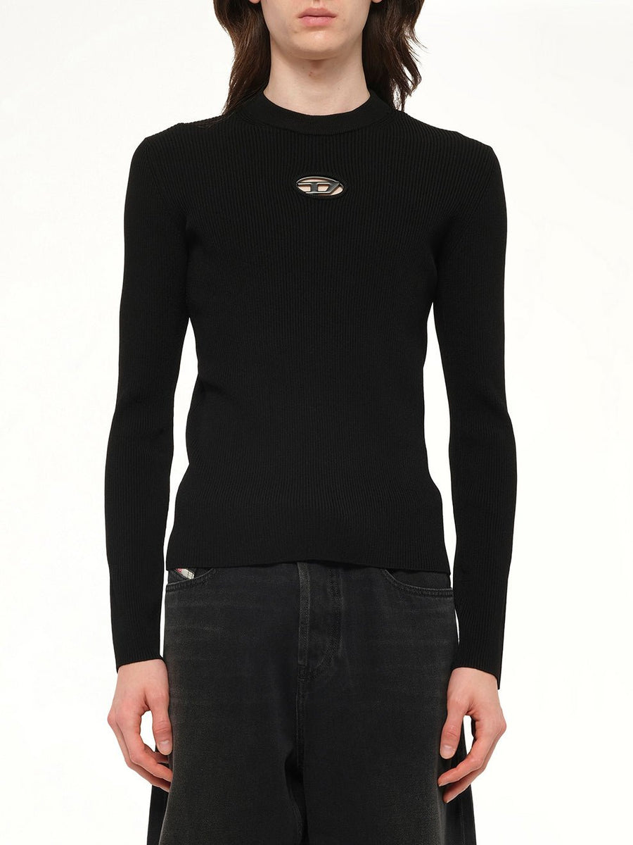 K-Zackary-Round Sweater In Black