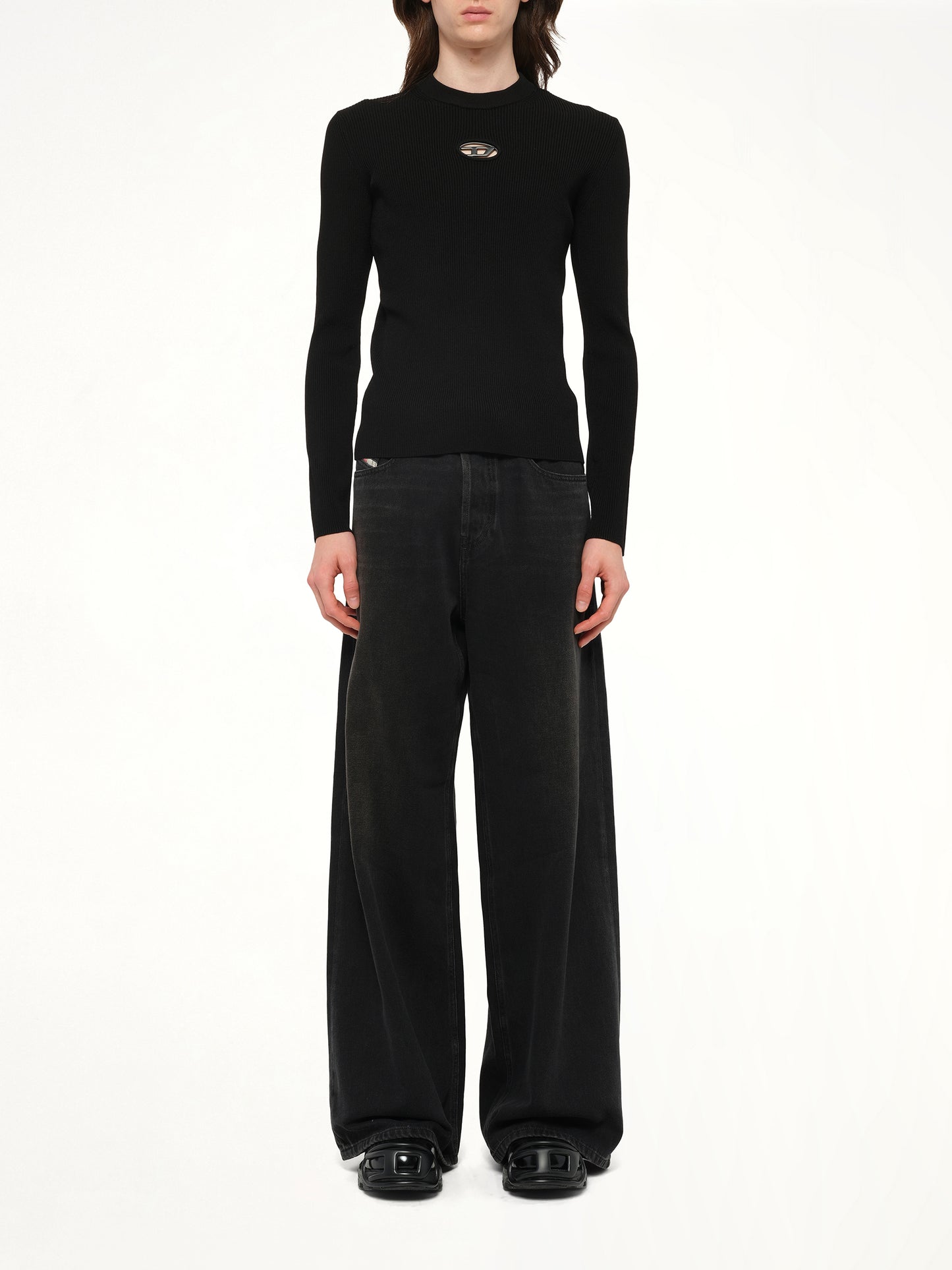 K-Zackary-Round Sweater In Black