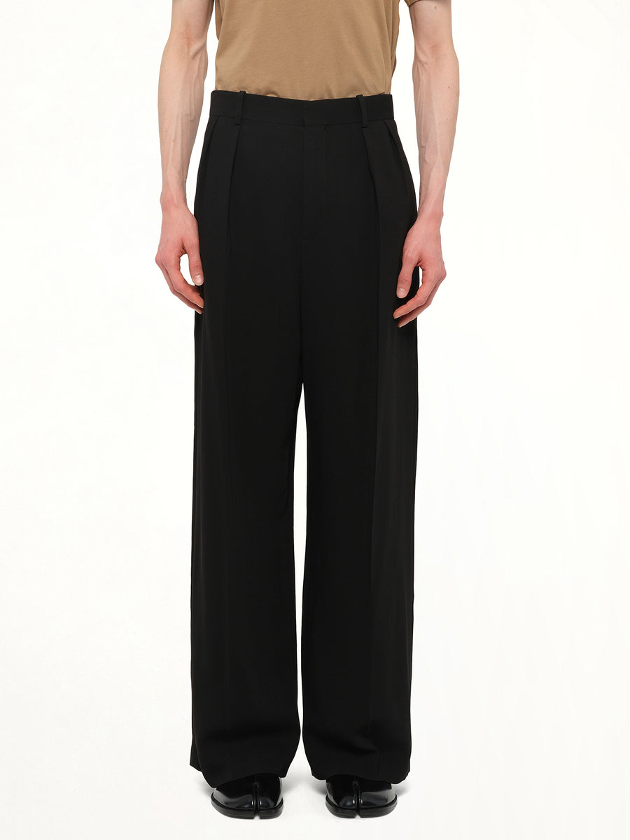 Fluid Trouser in Black