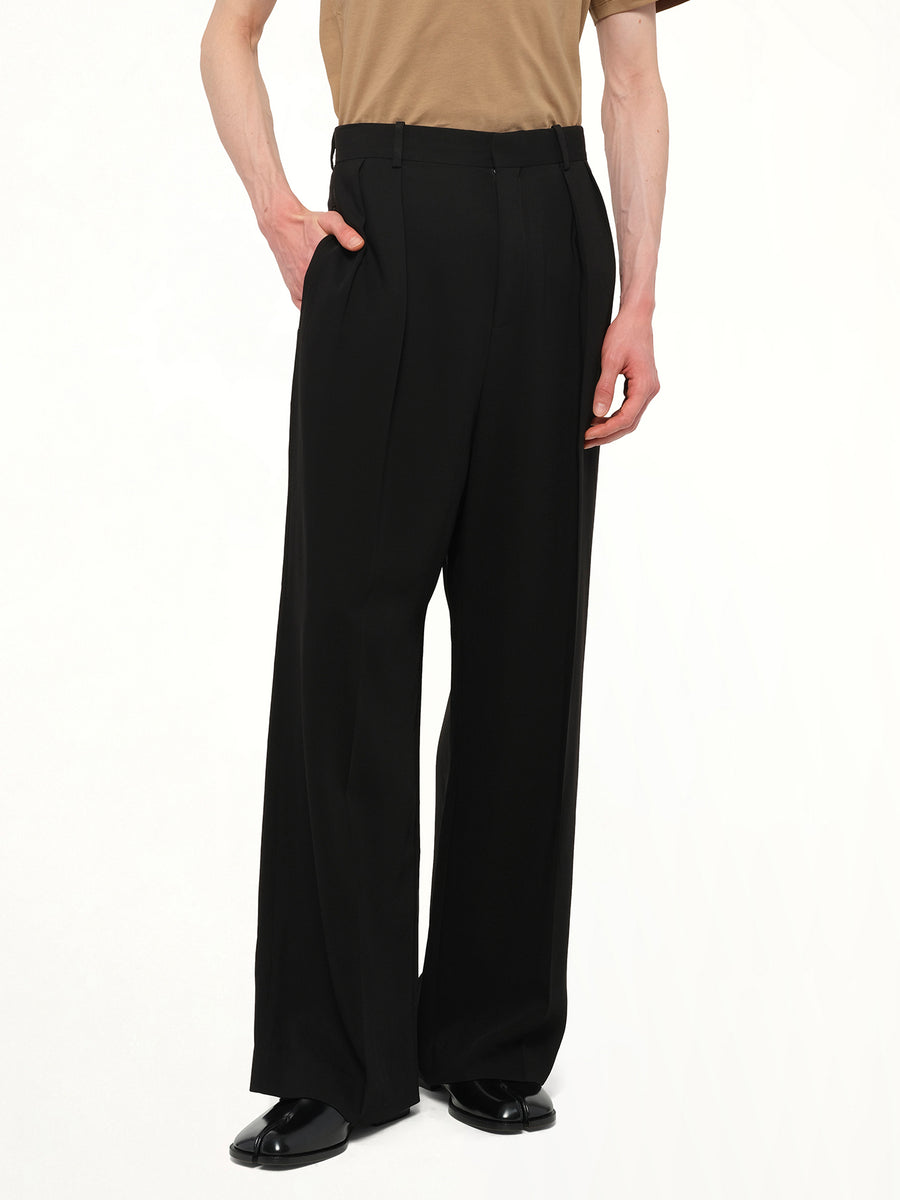 Fluid Trouser in Black