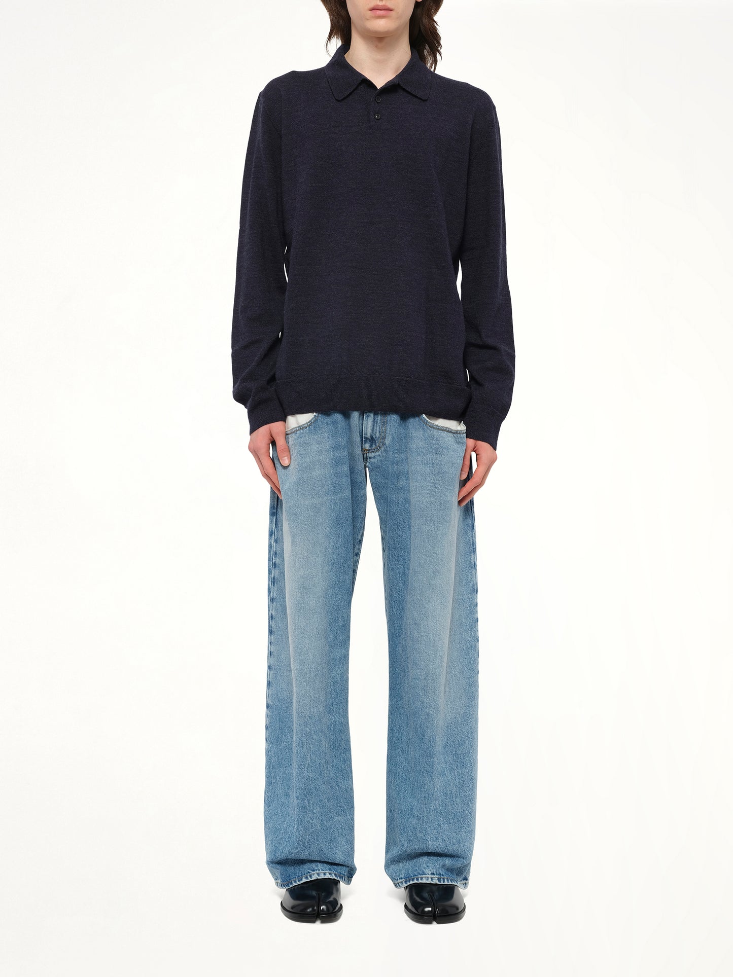 Gauge 14 Polo Shirt in Navy