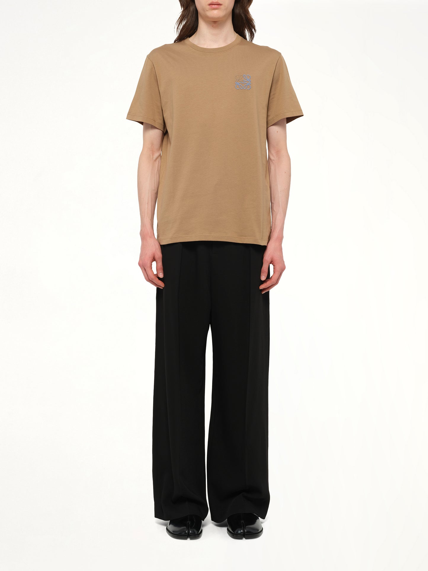 Anagram Logo T-Shirt in Camel