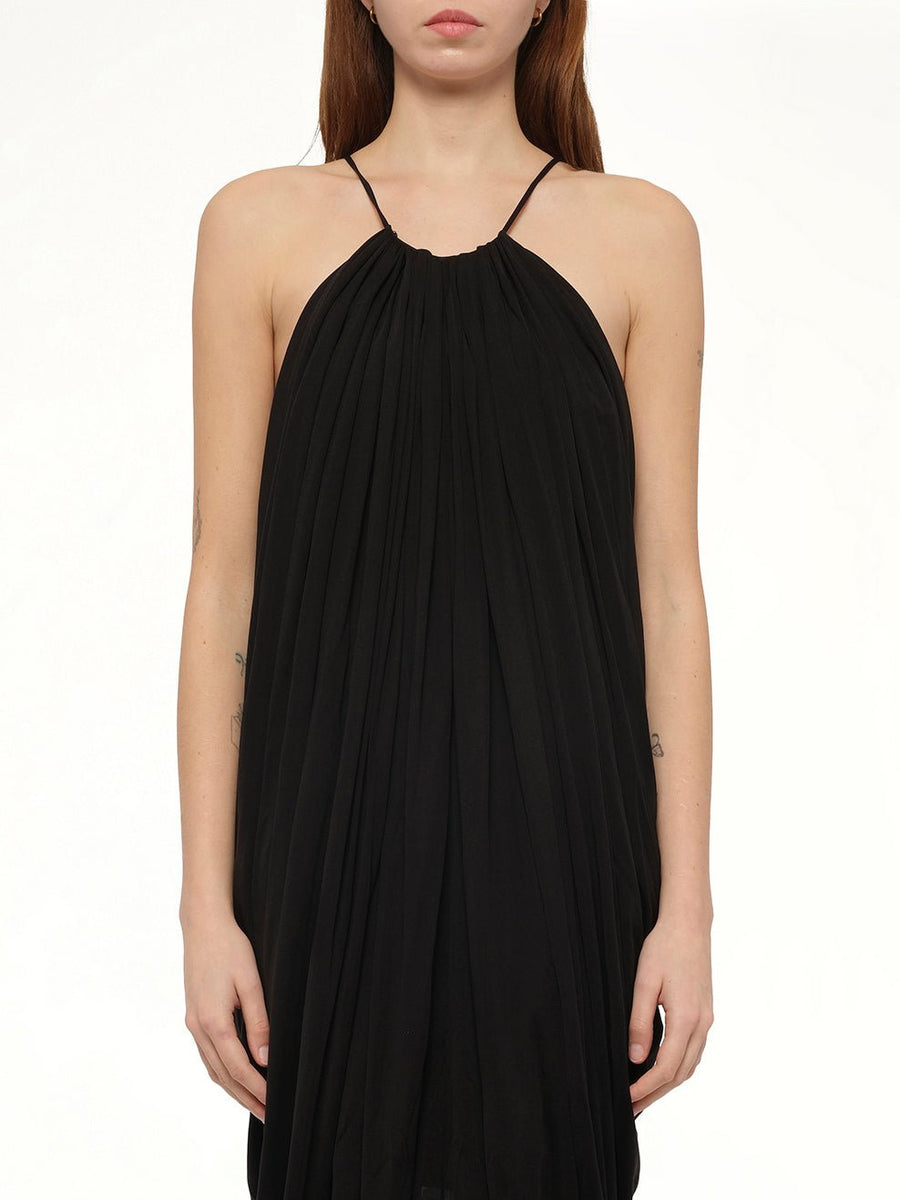 Draped Dress in Black