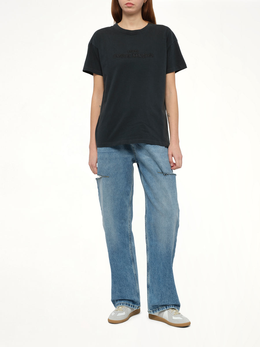 Slash Loose Fit Denim Jeans
