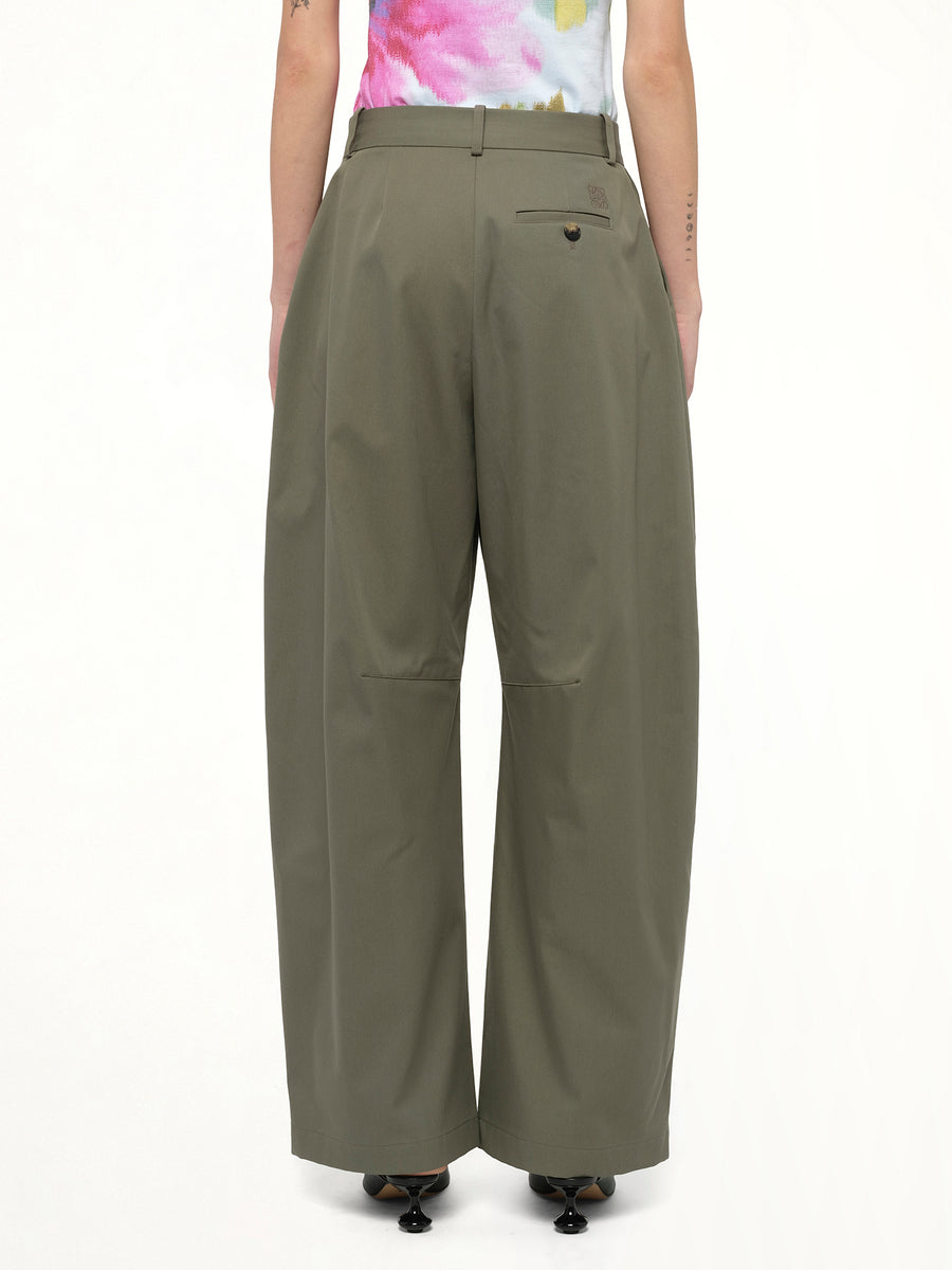 Barrel Trouser AF in Khaki Green