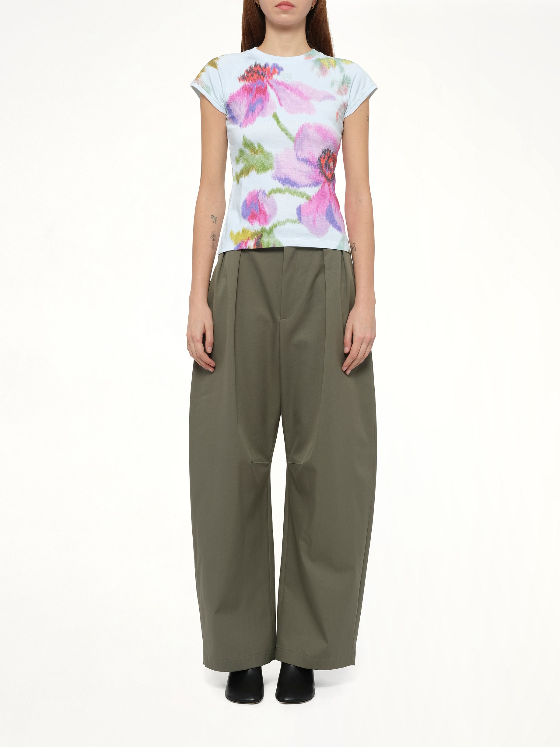 Barrel Trouser AF in Khaki Green