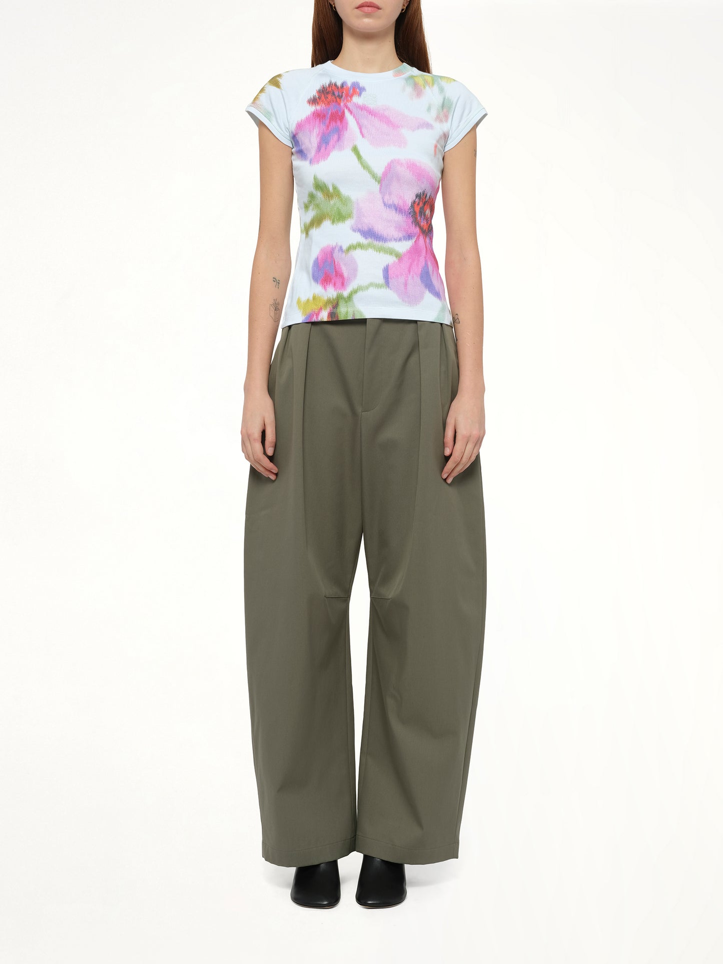 Barrel Trouser AF in Khaki Green