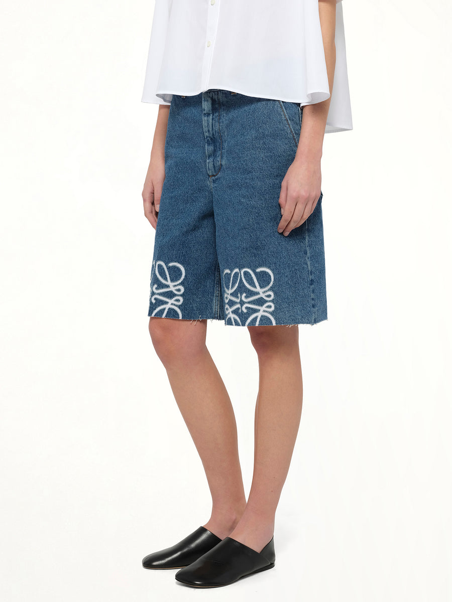 Anagram Shorts AF in Jeans Blue