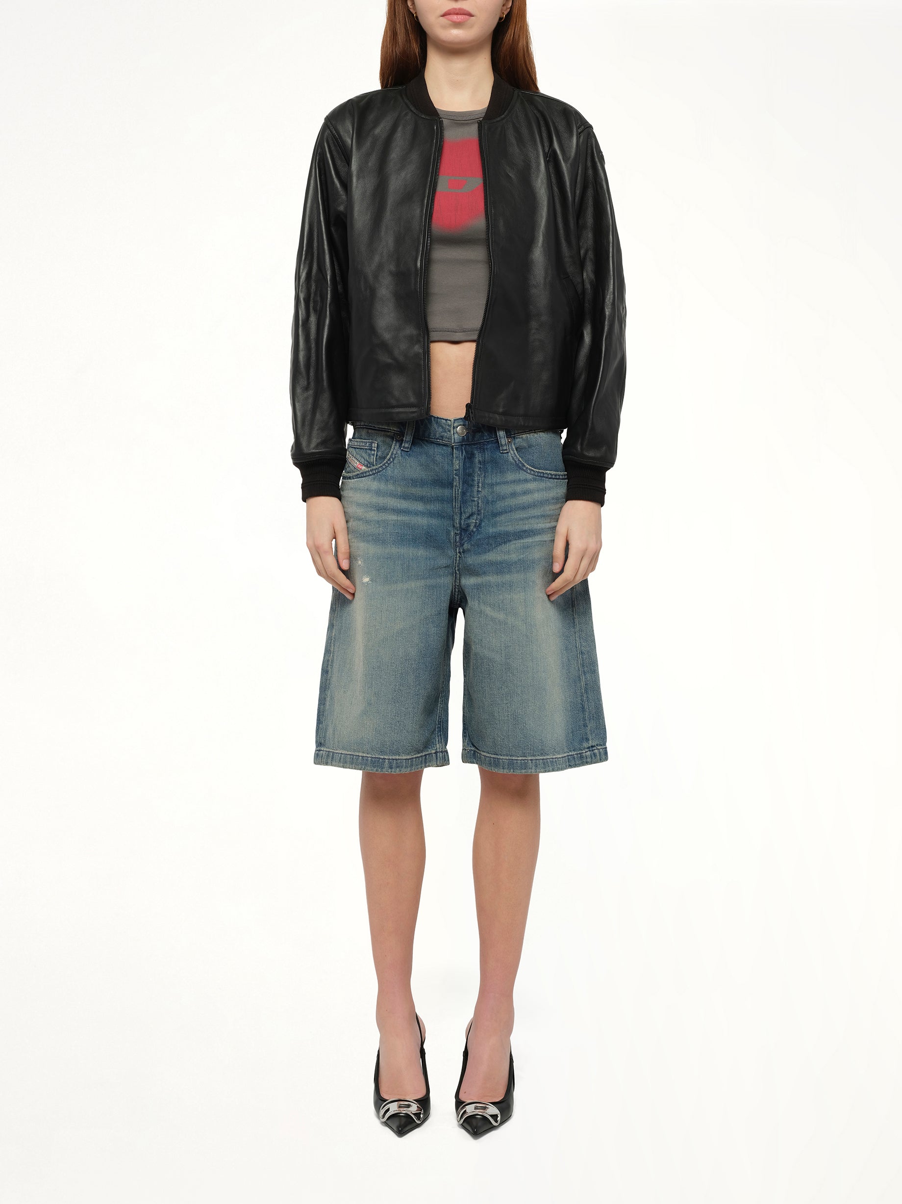DE-SIRE-SHORT Denim Shorts in Light Blue