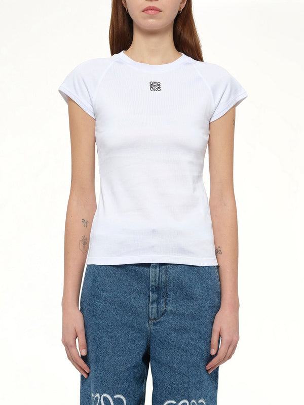 Small Fit Anagram T-Shirt in White
