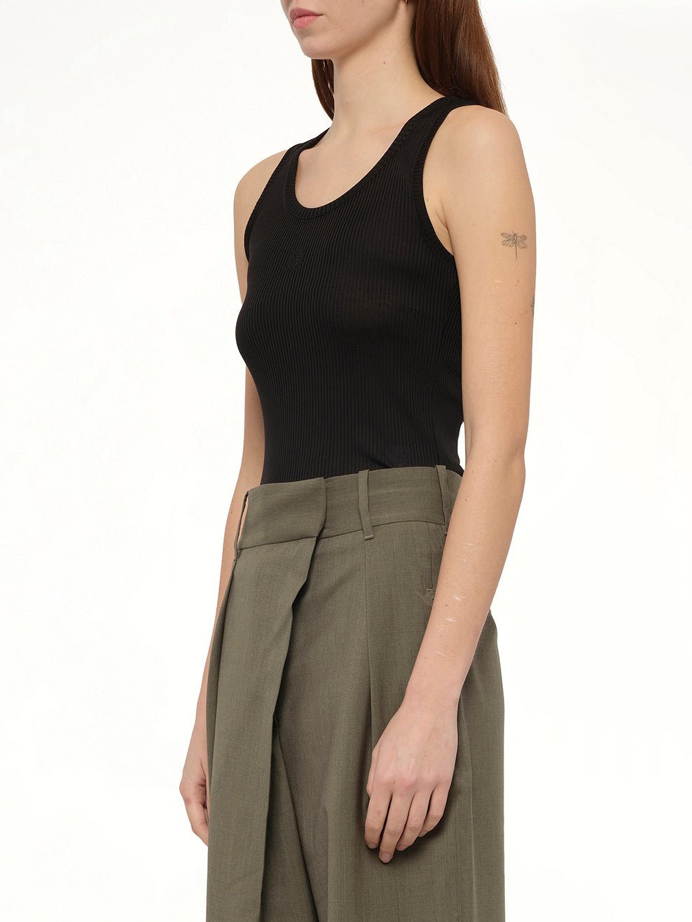 Anagram Tank Top in Black