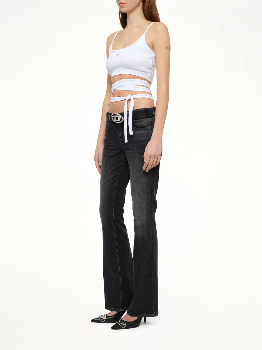 T-LEYA-TAIL Top in White