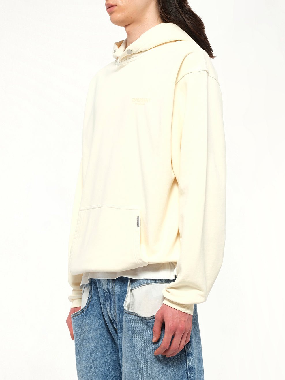 Represent Owners Club 牛油米色连帽衫
