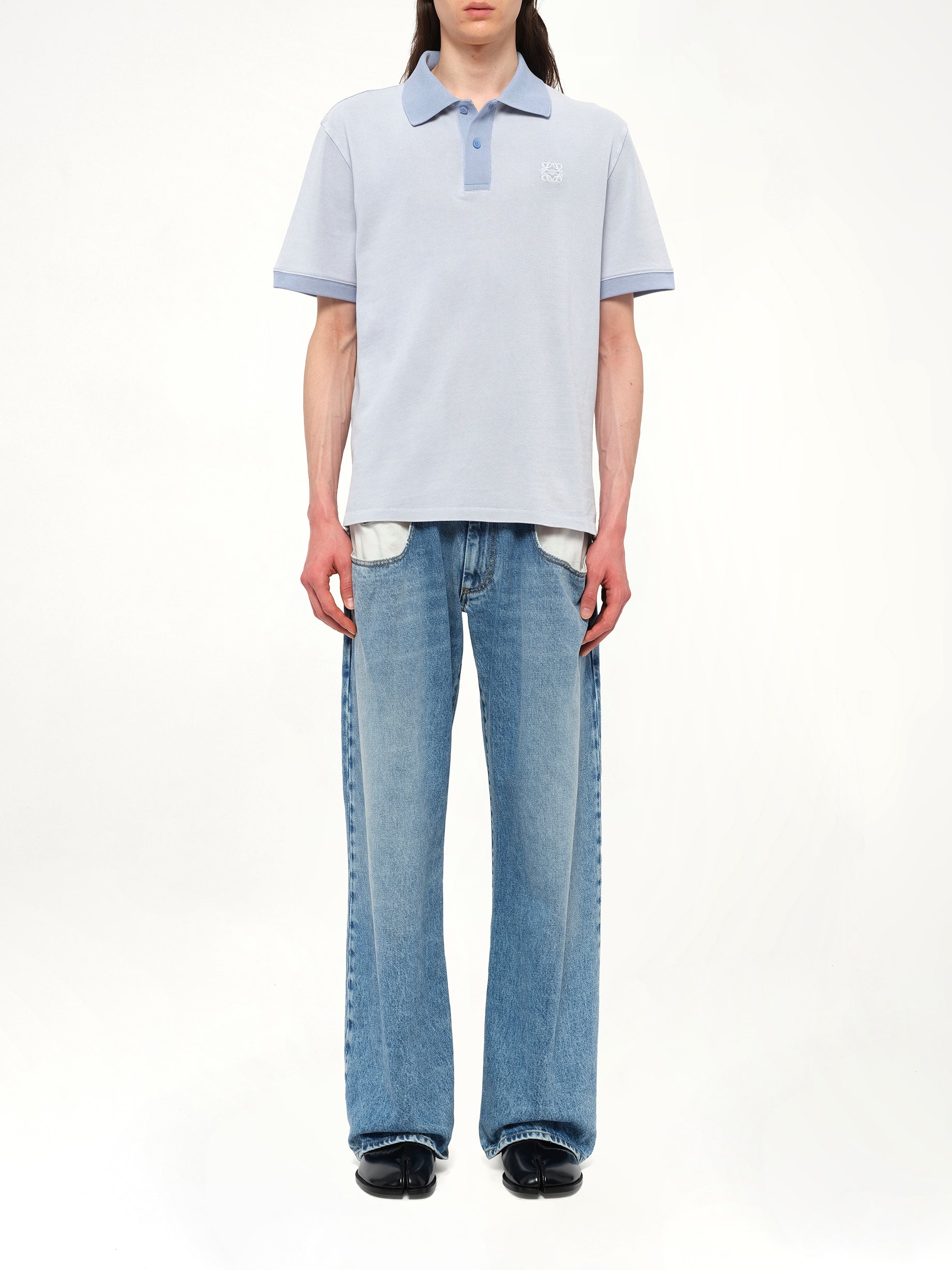 Polo in Light Blue