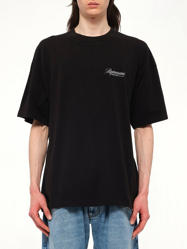 リプレゼント オーナーズクラブ スクリプトTシャツ ブラック