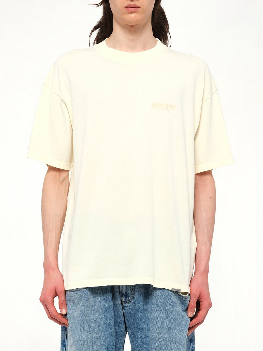 Represent Owners Club T-Shirt in Buttercream
