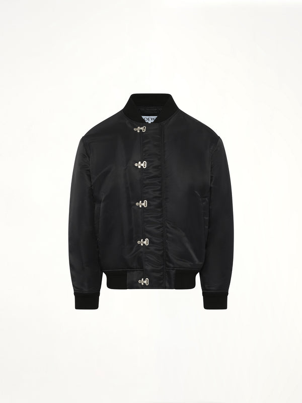 Metal Clip Jacket in Black