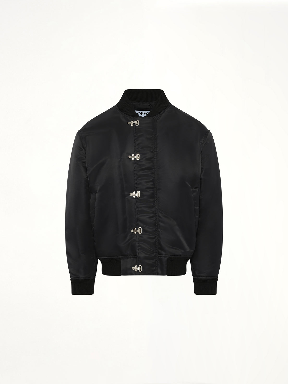 Metal Clip Jacket in Black