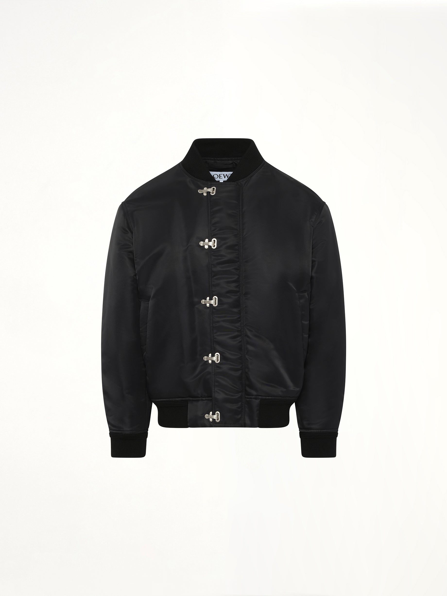 Metal Clip Jacket in Black