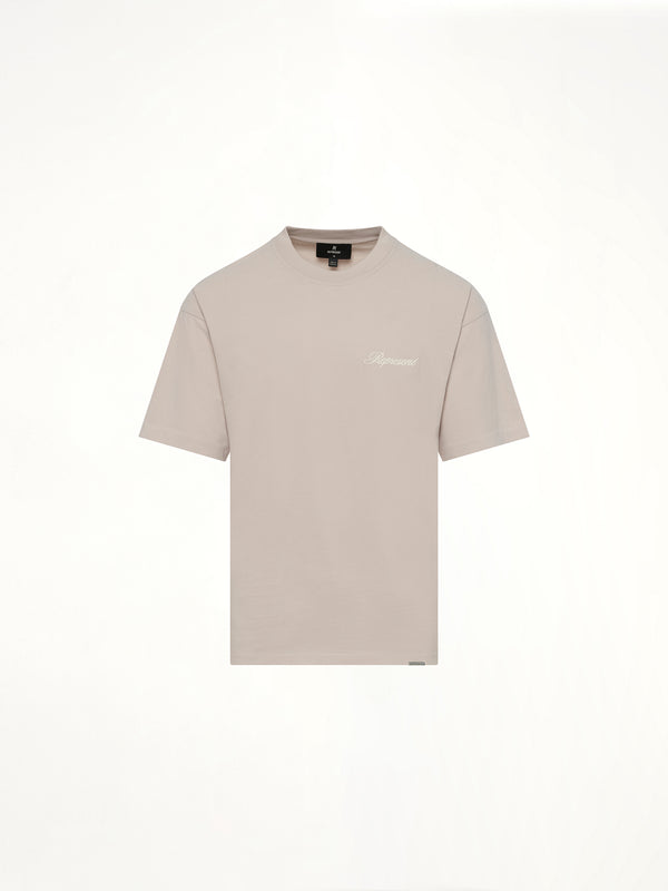 スクリプトロゴ Tシャツ コンクリート