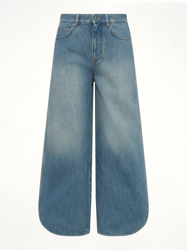 Loose-Leg Jeans AF in Denim Blue