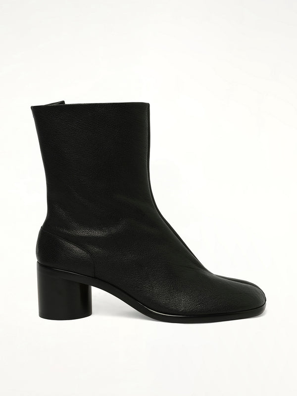 Tabi Ankle 6cm Boots in Black Side View | MAISON MARGIELA