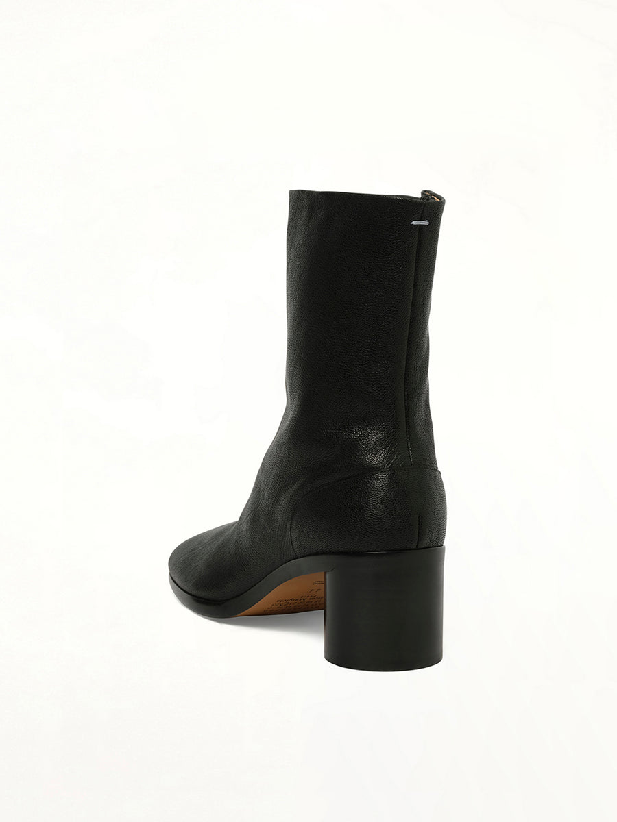 Tabi Ankle 6cm Boots in Black Back View | MAISON MARGIELA