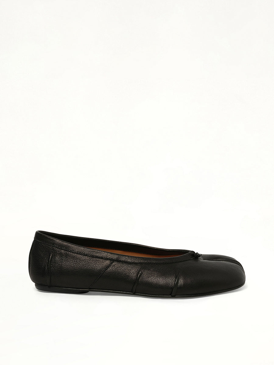New Tabi Ballerina in Black Side View | MAISON MARGIELA