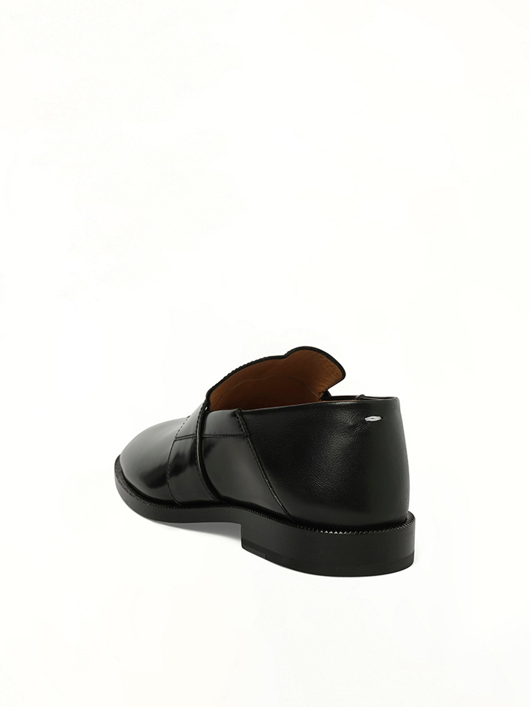 Tabi Loafers in Black Back View | MAISON MARGIELA