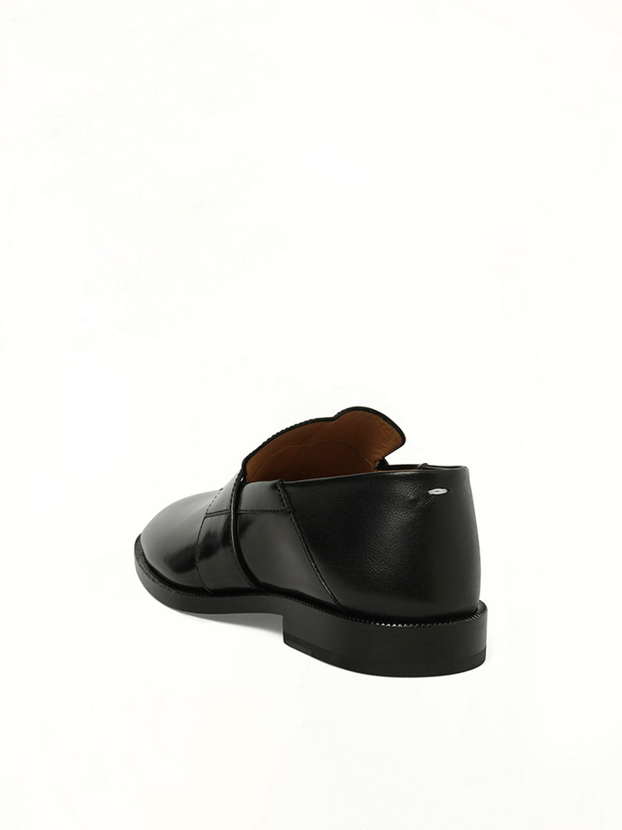 Tabi Loafers in Black Back View | MAISON MARGIELA