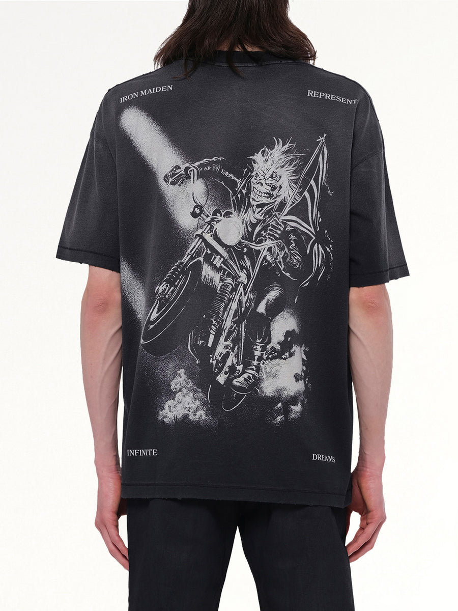 Iron Maiden Infinite Dreams T-Shirt in Aged Black