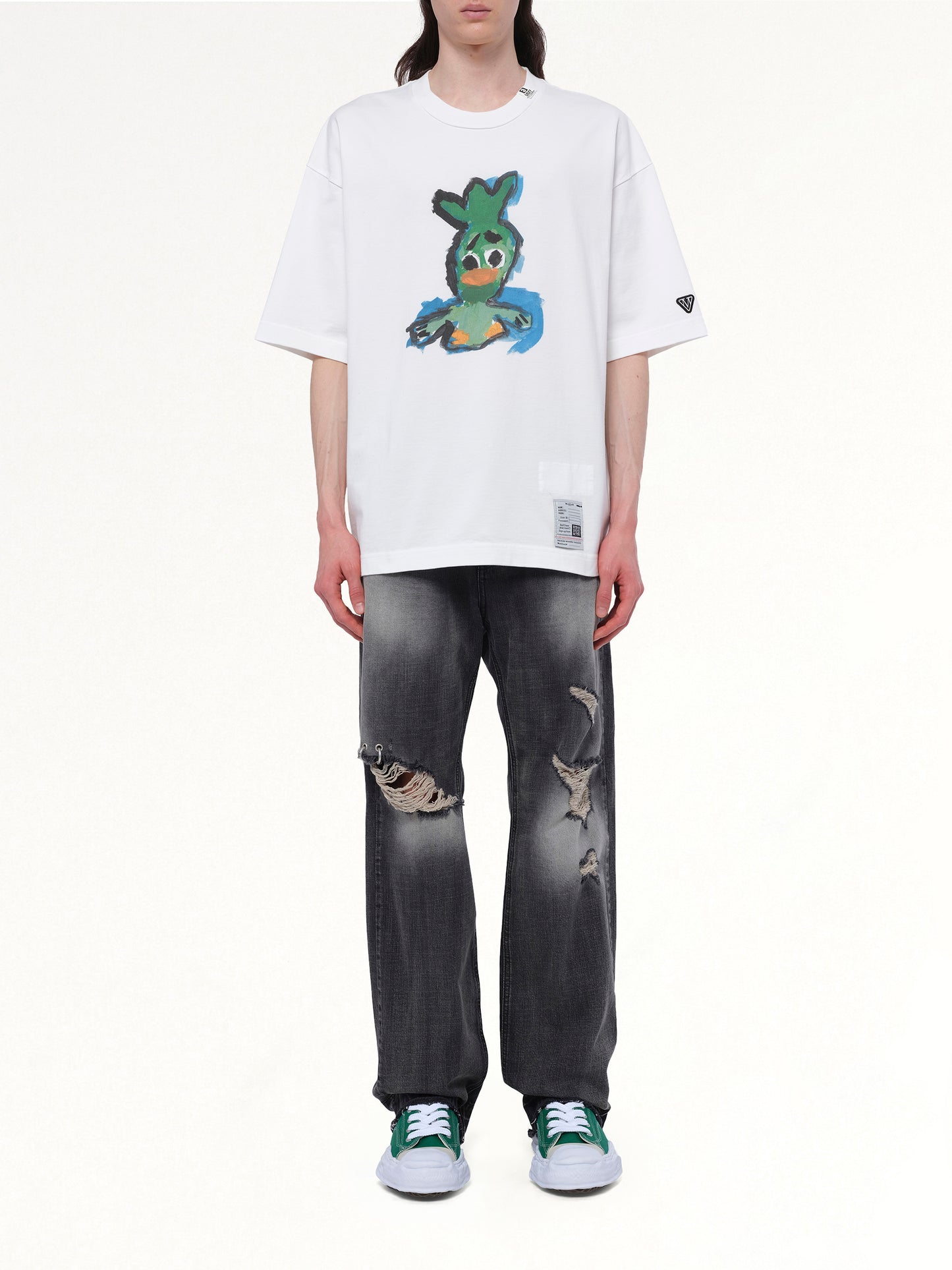 Leon Printed T-Shirt in White