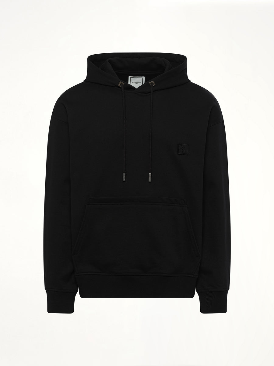 Flower Petal Hoodie in Black