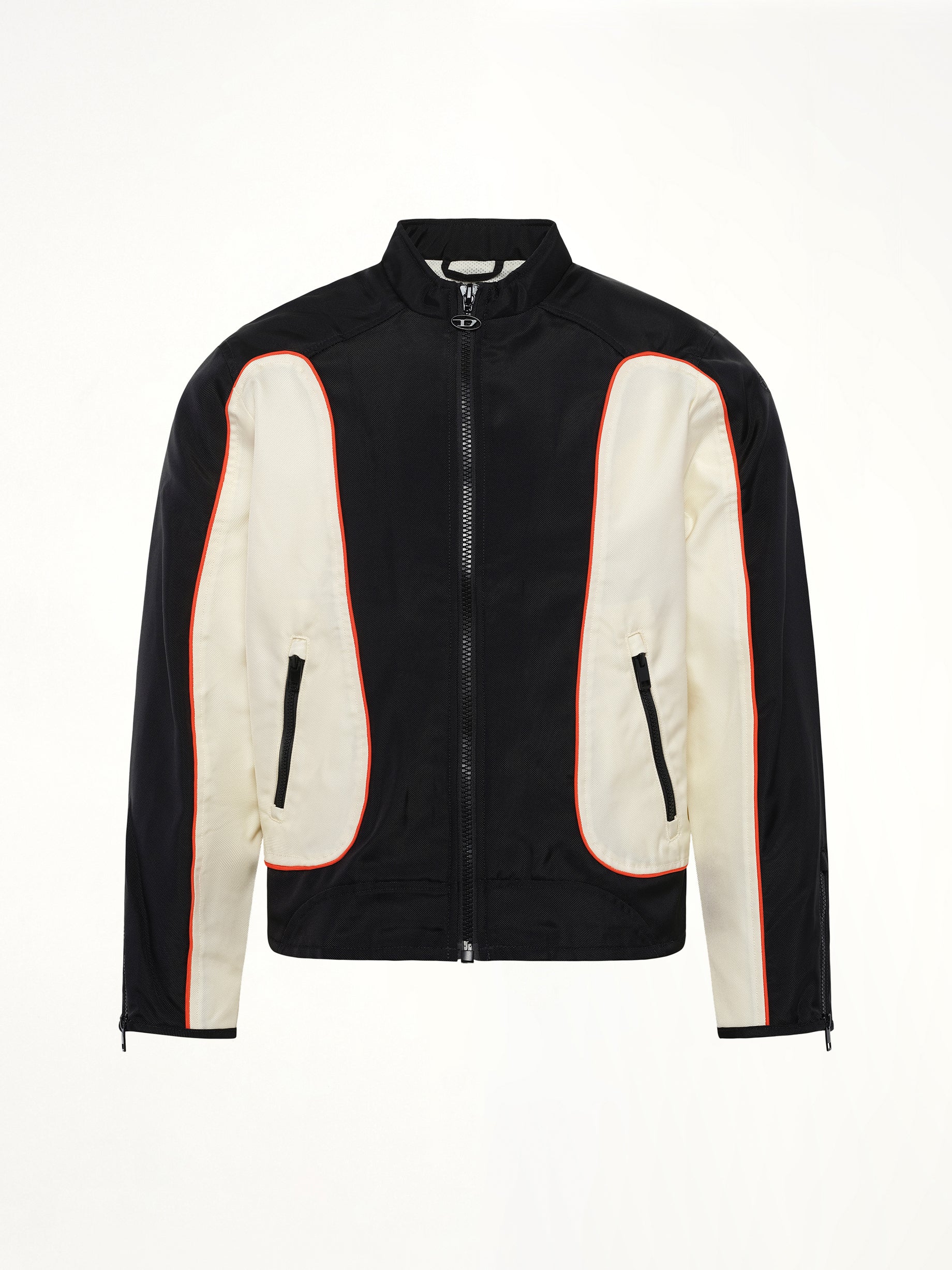 J-BLINK-WRD Jacket in Black/White
